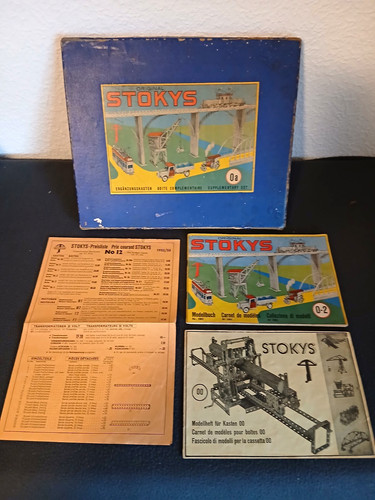 Antik stokys metallbaukasten - stokys,