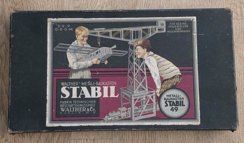 Metallbaukasten walther stabil - metallbaukasten,