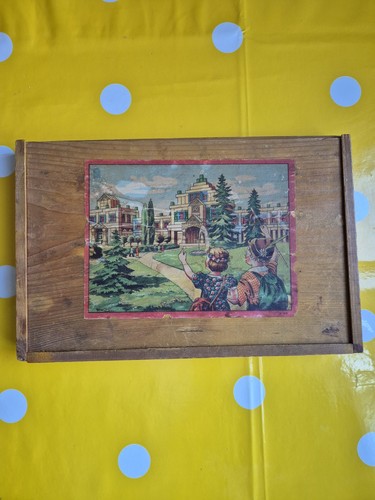 Antiker holzbaukasten ddr - antiker,